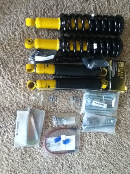 Got half of the lift kit today!